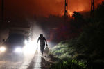 Лесной пожар у города Санта-Ольга в чилийской области Мауле, 25 января 2017 года