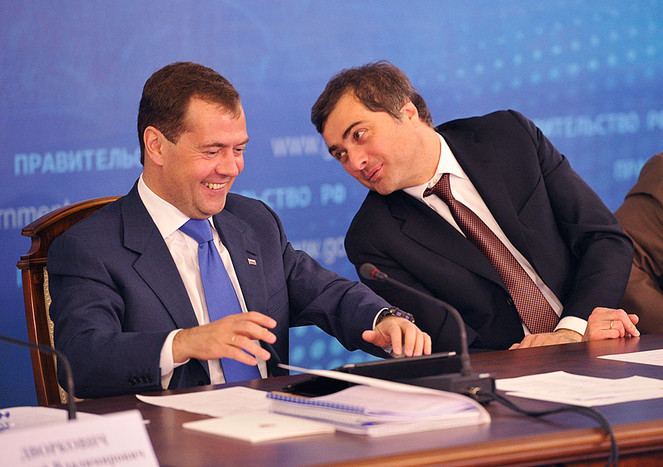 Дмитрий Медведев и Владислав Сурков