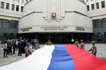 Празднование Дня Государственного флага Российской Федерации в Симферополе