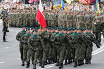 Военнослужащие Польши на параде в честь Дня независимости Украины в Киеве, 24 августа 2017 года