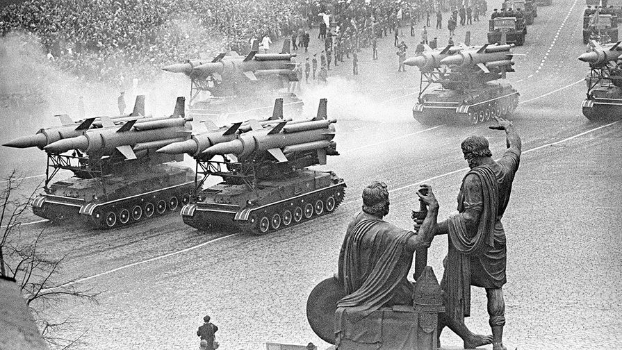 Военный парад на Красной площади, 1966 год