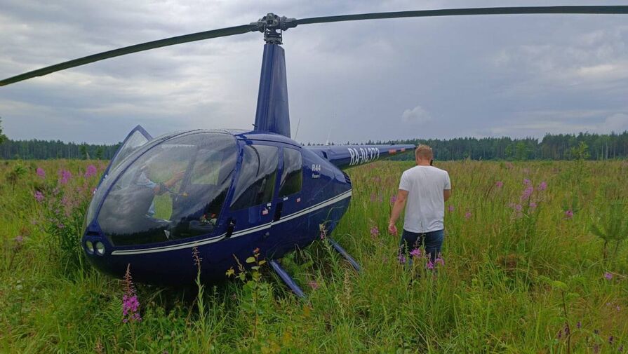 Baza: в Подмосковье разбился частный вертолет