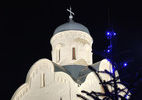 Церковь Николы на Липне, которую посетил президент России Владимир Путин во время Рождественского богослужения, 7 января 2021 года