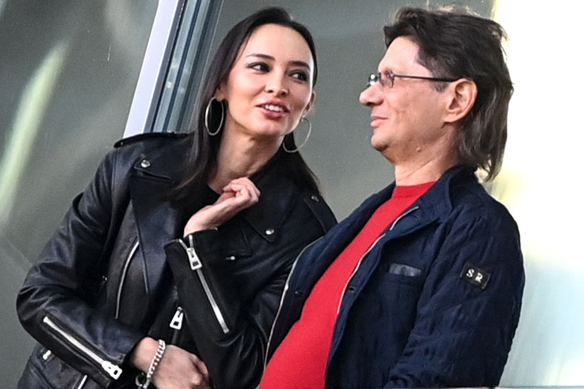 Зарема Салихова и председатель совета директор ФК «Спартак» Леонид Федун, 10 мая 2021 года