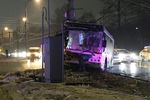 Последствия ДТП с рейсовым автобусом в Москве, 25 февраля 2019 года
