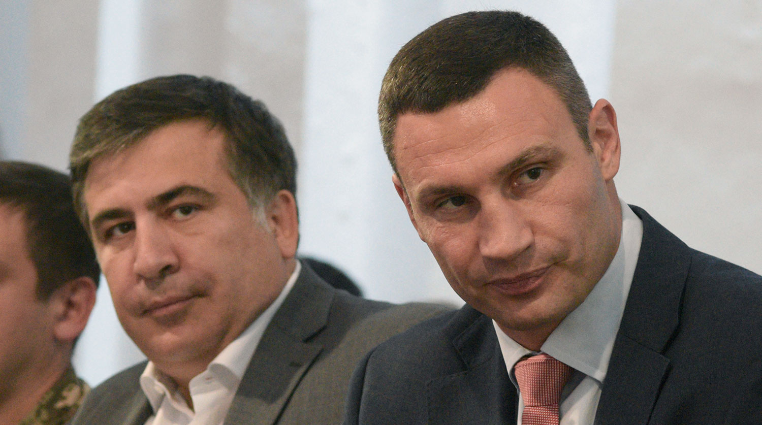 Саакашвили отказался идти на выборы вместе с Кличко