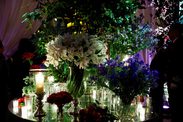 Цветы и декорации на&nbsp;торжественном ужине в&nbsp;Белом доме в&nbsp;Вашингтоне, 1&nbsp;декабря 2022&nbsp;года 