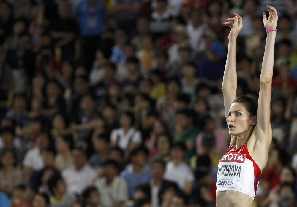 Анна Чичерова — чемпионка мира в прыжках в высоту