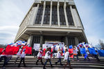 На митинге, посвященном годовщине воссоединения Крыма с Россией