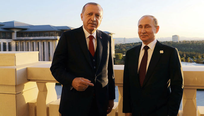 Путин и Эрдоган обсудили урегулирование ситуации в Сирии