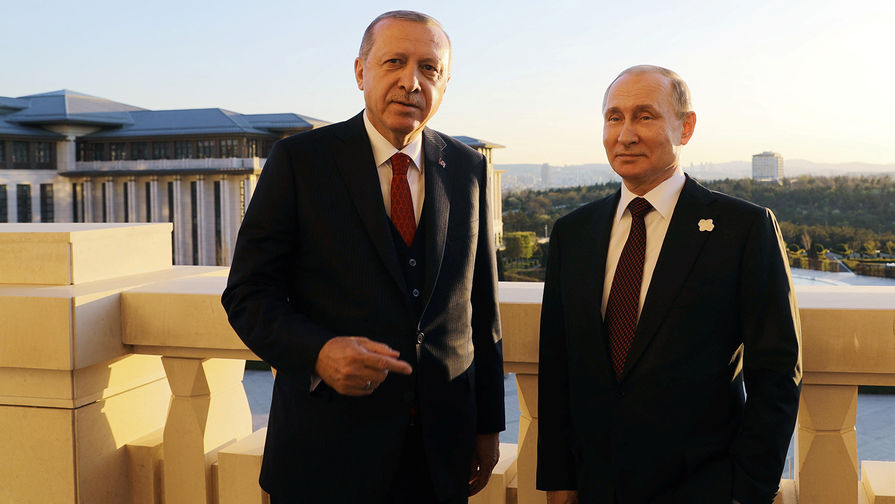 Президент Турции Реджеп Тайип Эрдоган и президент России Владимир Путин 