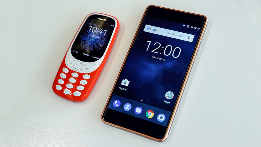 Новая Nokia 3310&nbsp;и смартфон Nokia 6, февраль 2017&nbsp;года