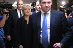 Кандидат в президенты Франции Марин Ле Пен во время посещения Государственной думы в Москве