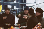 Президенты Киргизии, Узбекистана и Казахстана Аскар Акаев, Ислам Каримов, Нурсултан Назарбаев во время отдыха на горнолыжном курорте Чимбулак под Алма-Атой, 2001 год