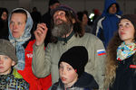 Российский путешественник Федор Конюхов с супругой Ириной и детьми перед стартом кругосветного полета на воздушном шаре «Мортон» в Австралии