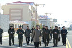 Высший руководитель КНДР Ким Чен Ын во время посещения города Самджиён, фотография опубликована агентством ЦТАК в октябре 2019 года