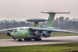 Новейший российский самолет радиолокационного дозора и наведения А-100