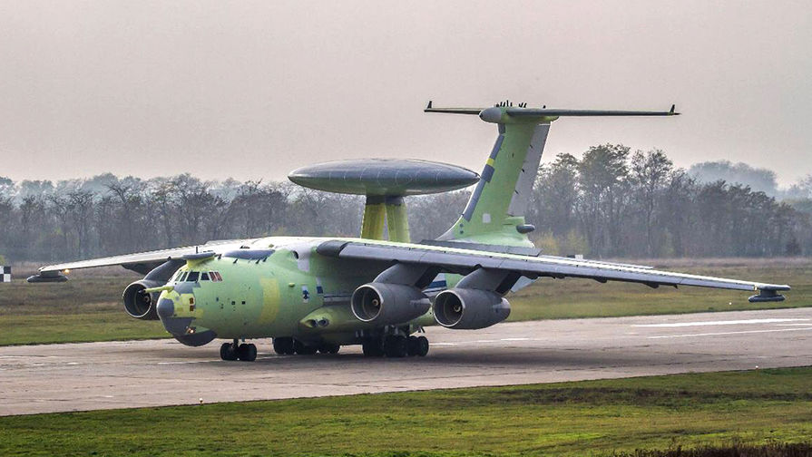 Новейший российский самолет радиолокационного дозора и наведения А-100