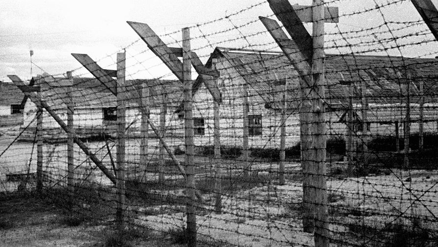 Финский концентрационный лагерь в Медвежьегорске, 1944 год