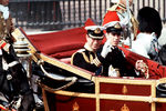 Принц Чарльз прибыл в собор Святого Павла на свадебную церемонию, 29 июля 1981 года
