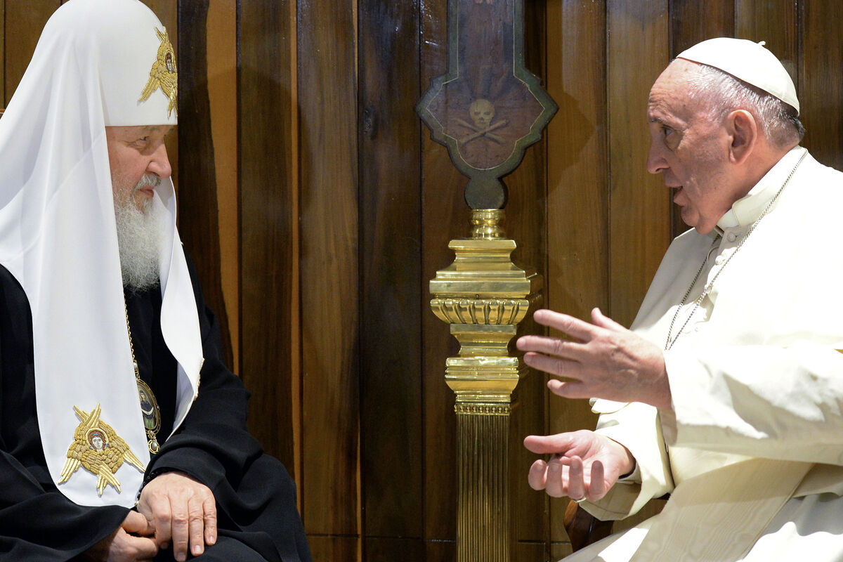 Патриарх Московский и всея Руси Кирилл и папа римский Франциск