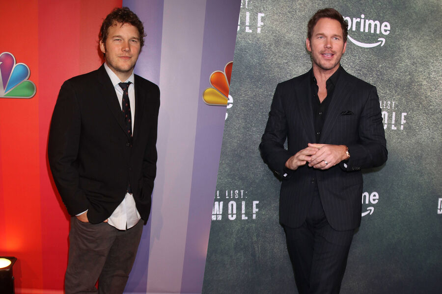 <b>Крис Пратт</b>
<br><br>
Широкая известность пришла к&nbsp;актеру после выхода сериала &laquo;Парки и зоны отдыха&raquo; &ndash; где он сыграл добродушного скуфа средних лет, с&nbsp;пузиком и щечками. Вскоре, однако, Пратта пригласили на&nbsp;главную роль в&nbsp;проект Marvel &laquo;Стражи Галактики&raquo;, и ему пришлось кардинально изменить внешность. Артист сбросил около&nbsp;30 кг всего за&nbsp;восемь месяцев, активно тренируясь и употребляя только здоровые продукты. От лишнего веса не осталось и следа &ndash; к&nbsp;старту съемок супергеройского боевика Пратт мог похвастаться прессом в&nbsp;шестью кубиками.
