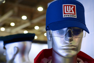Стенд ПАО «Лукойл» на нефтегазовой выставке в Москве, 2016 год