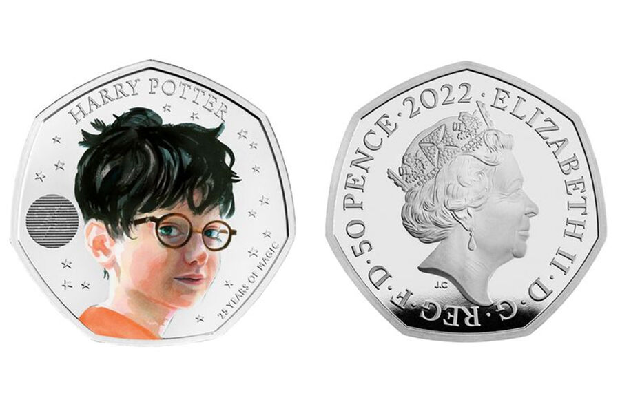 Королевский монетный двор выпустил последнюю монету с Гарри Поттером и Елизаветой II 