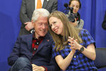 Билл Клинтон с дочерью Челси