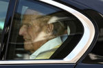 Принц Филипп в автомобиле после выхода из больницы, 16 марта 2021 года