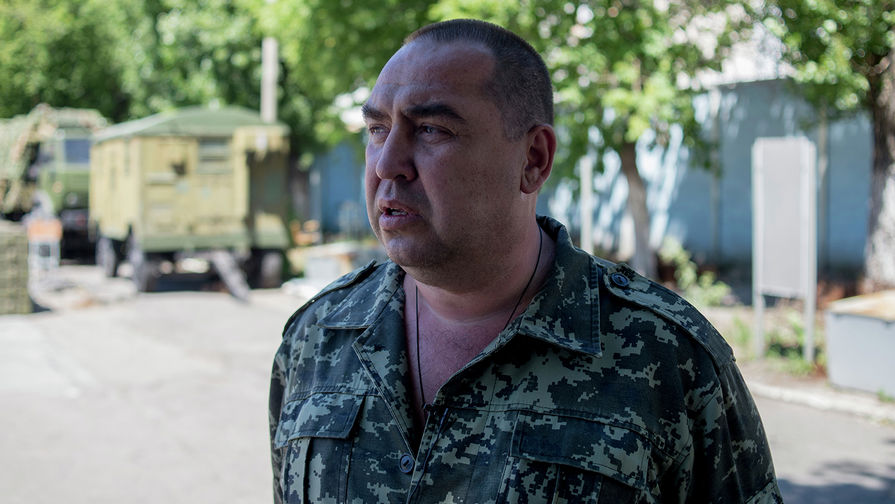 Министр обороны самопровозглашенной ЛНР Игорь Плотницкий, июль 2014 год