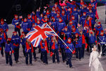 Спортсмены сборной Великобритании на церемонии открытия XXIII зимних Олимпийских игр в Пхенчхане, 9 февраля 2018 года