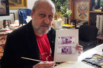 Волгоградский художник Владислав Коваль с эскизом 200-рублевой банкноты