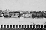 Замоскворечье во время наводнения в Москве, апрель 1908 года