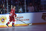 Президент России Владимир Путин перед началом гала-матча Ночной хоккейной лиги, который прошел в Сочи на площадке ледового дворца «Большой» 10 мая