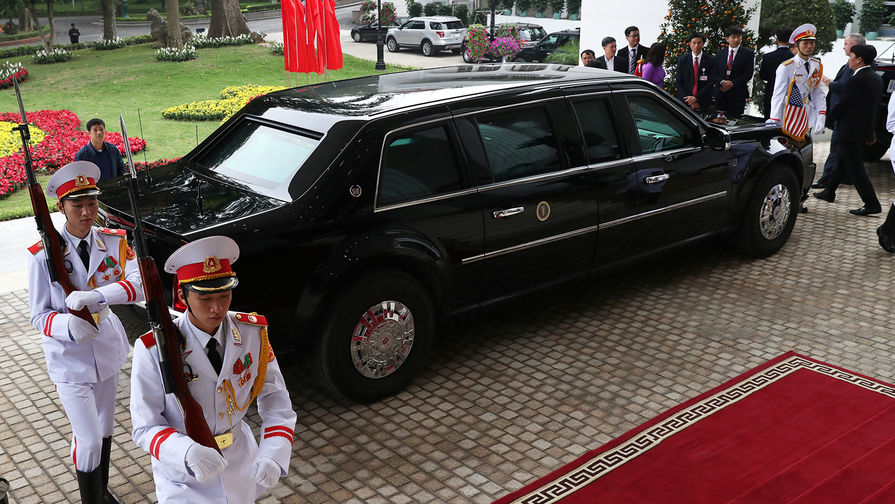 Автомобиль президента США Дональда Трампа в&nbsp;Ханое, Вьетнам, 27 февраля 2019 года