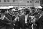 Эдита Пьеха в гостях у моряков Северного флота, 1969 год
