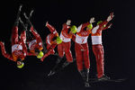 Илья Буров (Россия) в финале лыжной акробатики на соревнованиях по фристайлу среди мужчин на XXIII зимних Олимпийских играх в Пхенчхане