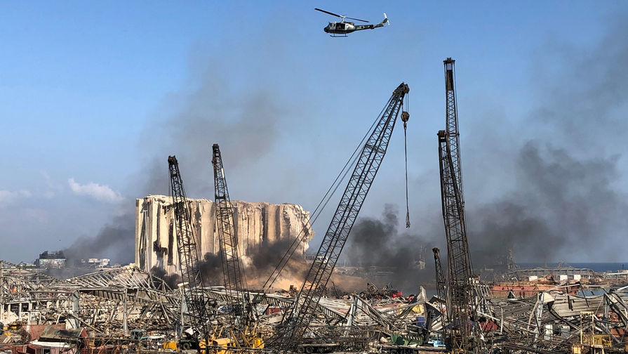Последствия взрыва в порту Бейрута, 5 августа 2020 года