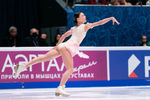 Софья Самоделкина выступает в короткой программе на чемпионате России — 2022