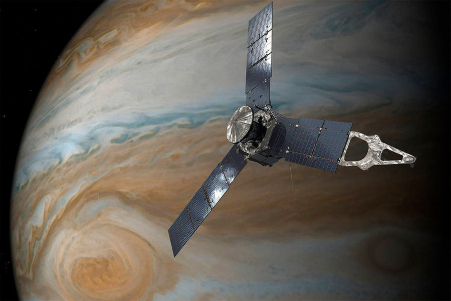 Автоматическая межпланетная станция «Юнона», вышедшая на орбиту вокруг Юпитера