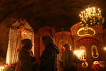 Празднование Пасхи в скальном монастыре Феодора Стратилата в Крыму