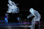 Световая инсталляция на церемонии открытия XII зимних Паралимпийских игр в Пхенчхане