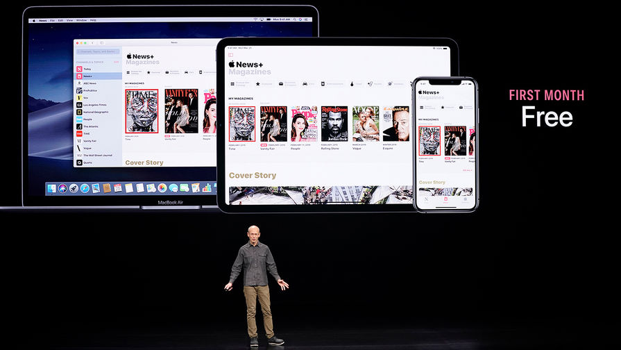 Презентация новых сервисов компании Apple, 25 марта 2019 года