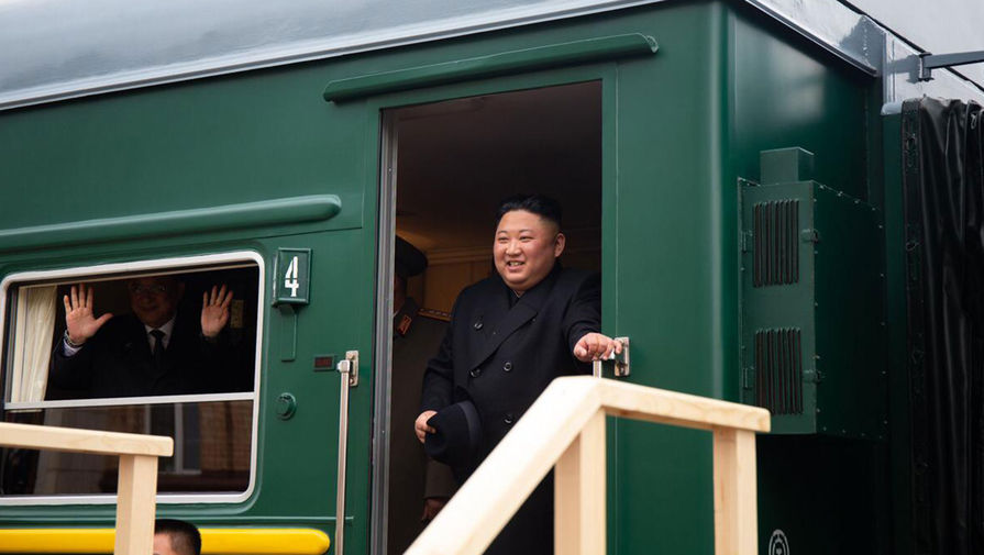 Высший руководитель КНДР Ким Чен Ын на&nbsp;станции Хасан в&nbsp;Приморском крае, 24 апреля 2019 года 