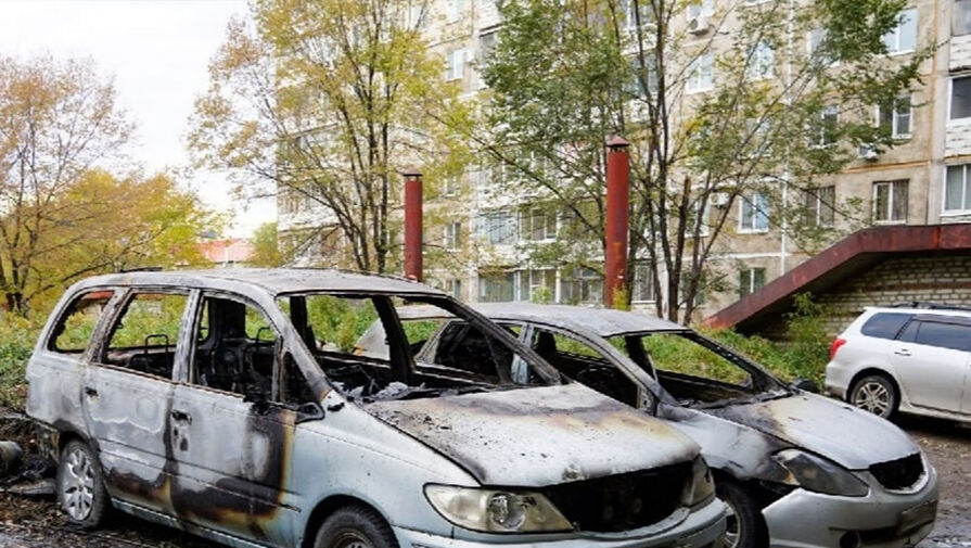 Мужчина сжег автомобили из мести своему отчиму в Комсомольске-на-Амуре