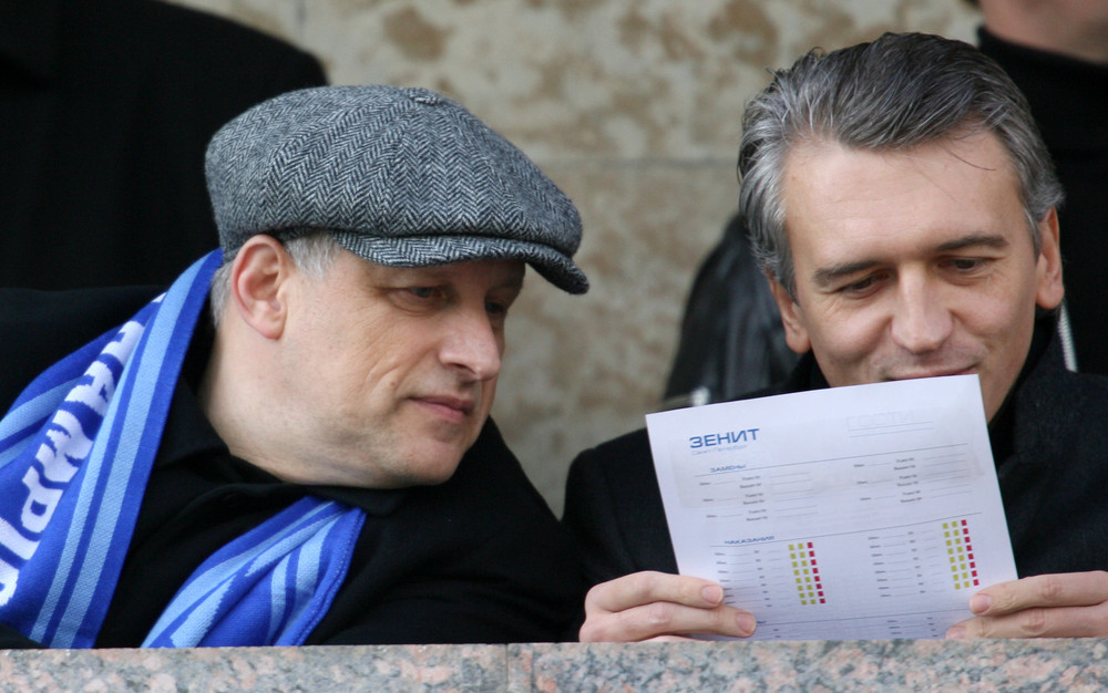 Март 2008 года. Фурсенко и новый президент «Зенита» Александр Дюков