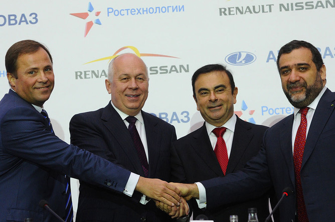 Подписание соглашения о создании совместного предприятия по управлению «АвтоВАЗом»