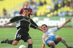 Зырянов в матче против «Зенита». Август 2001 года