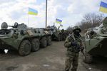 Украинская бронетехника под Славянском